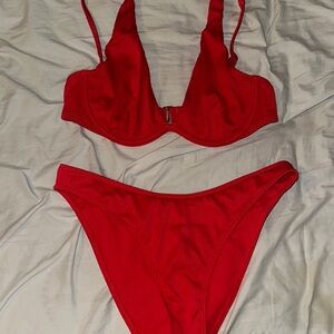 Red Bikini Set